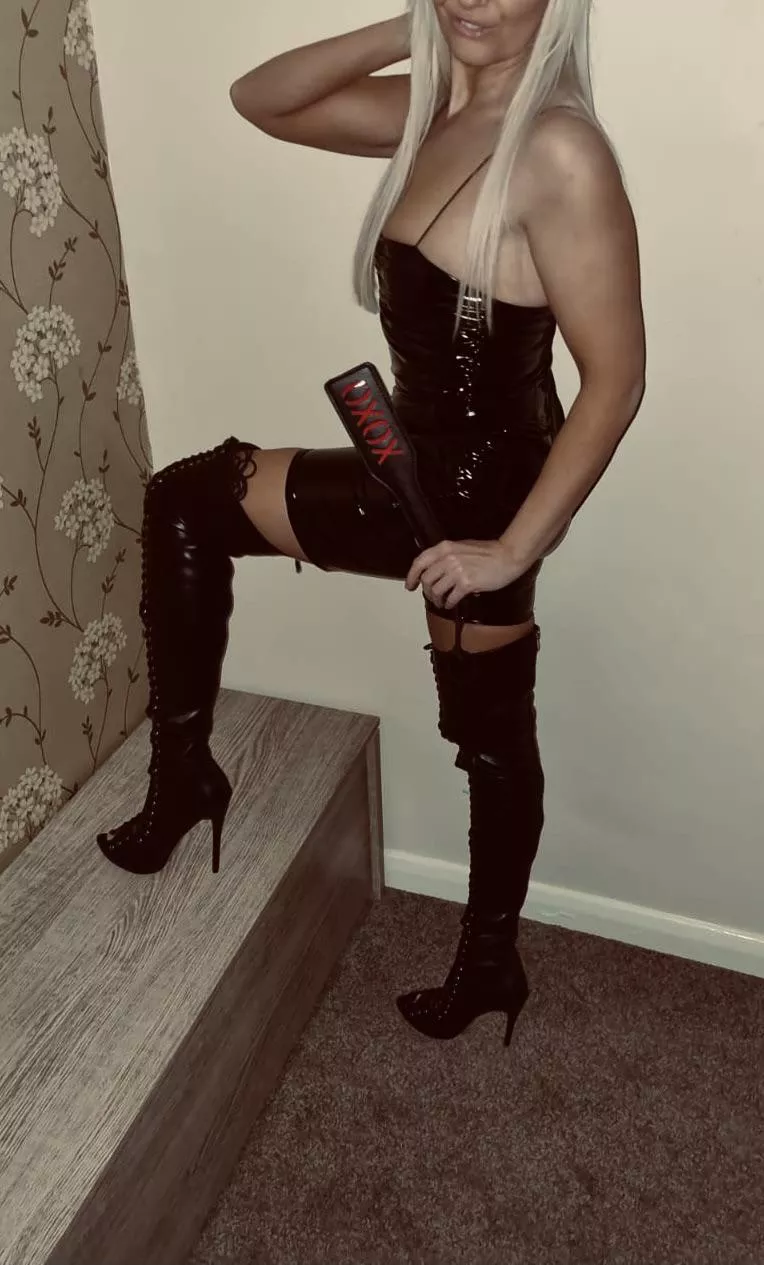 Is there anything better than a mistress in latex spanking your ass? posted by sparkly-and-savage