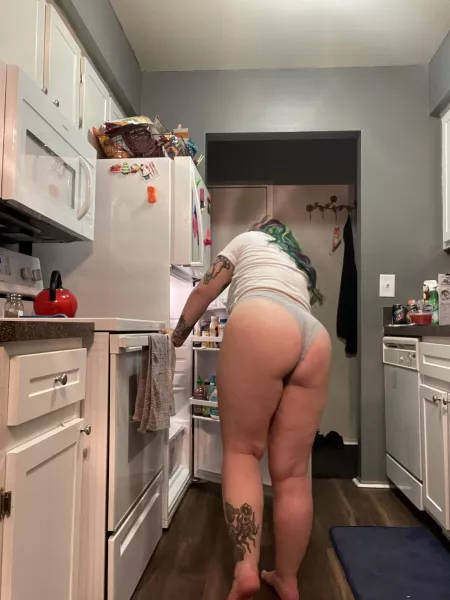 Is this enough bending over to post? I think it would be a good sight to see in the kitchen by HippieRoseyy