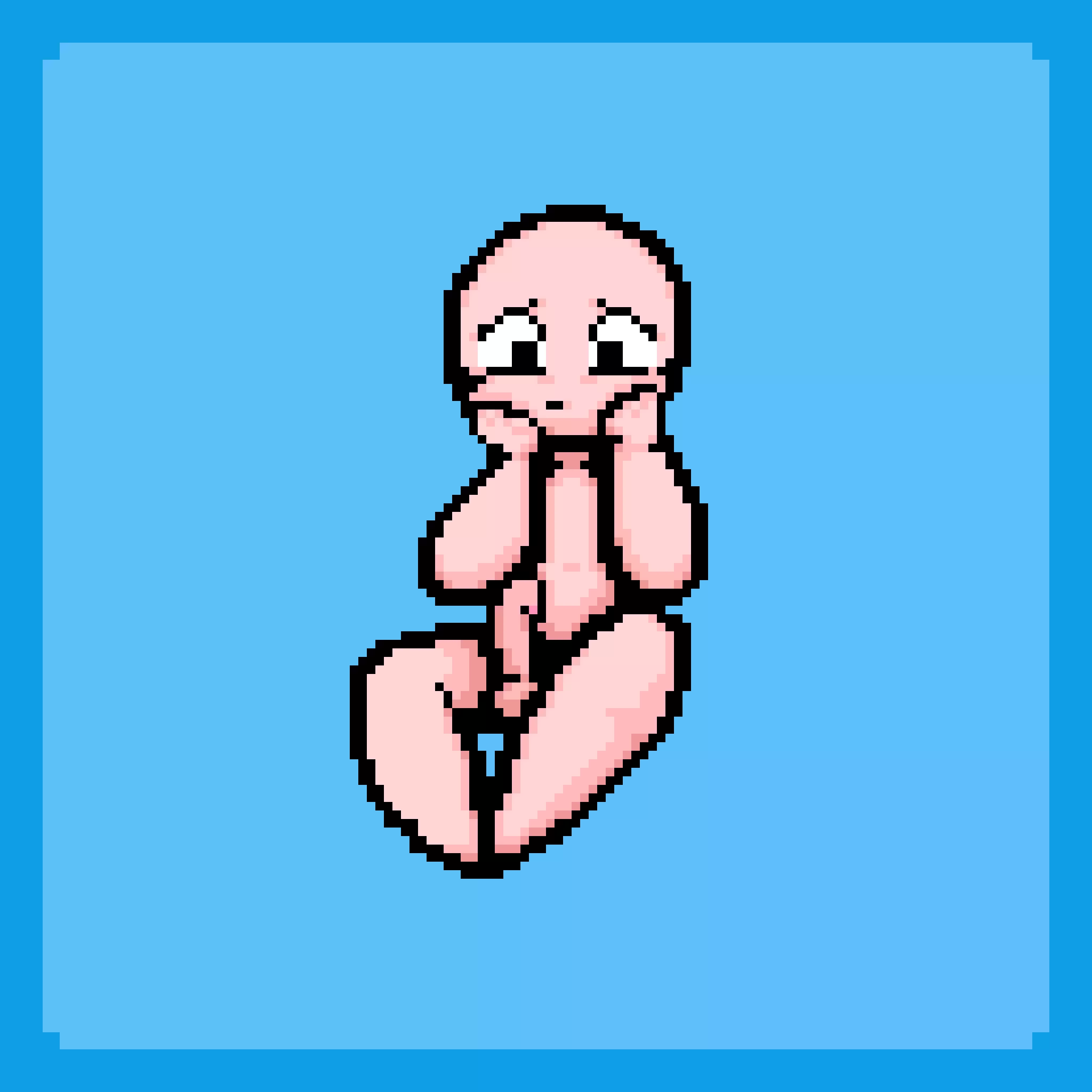 Isaac's a bit shy about his size posted by PurplePixelart