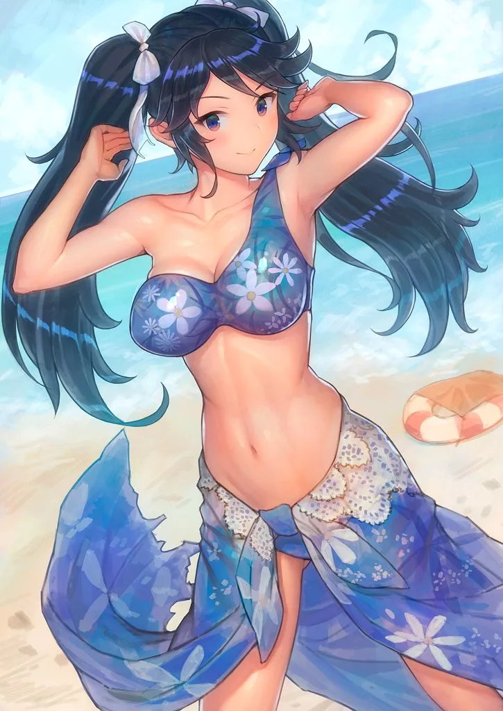 Isuzu at the Beach [KanColle] posted by AttainingHeaven