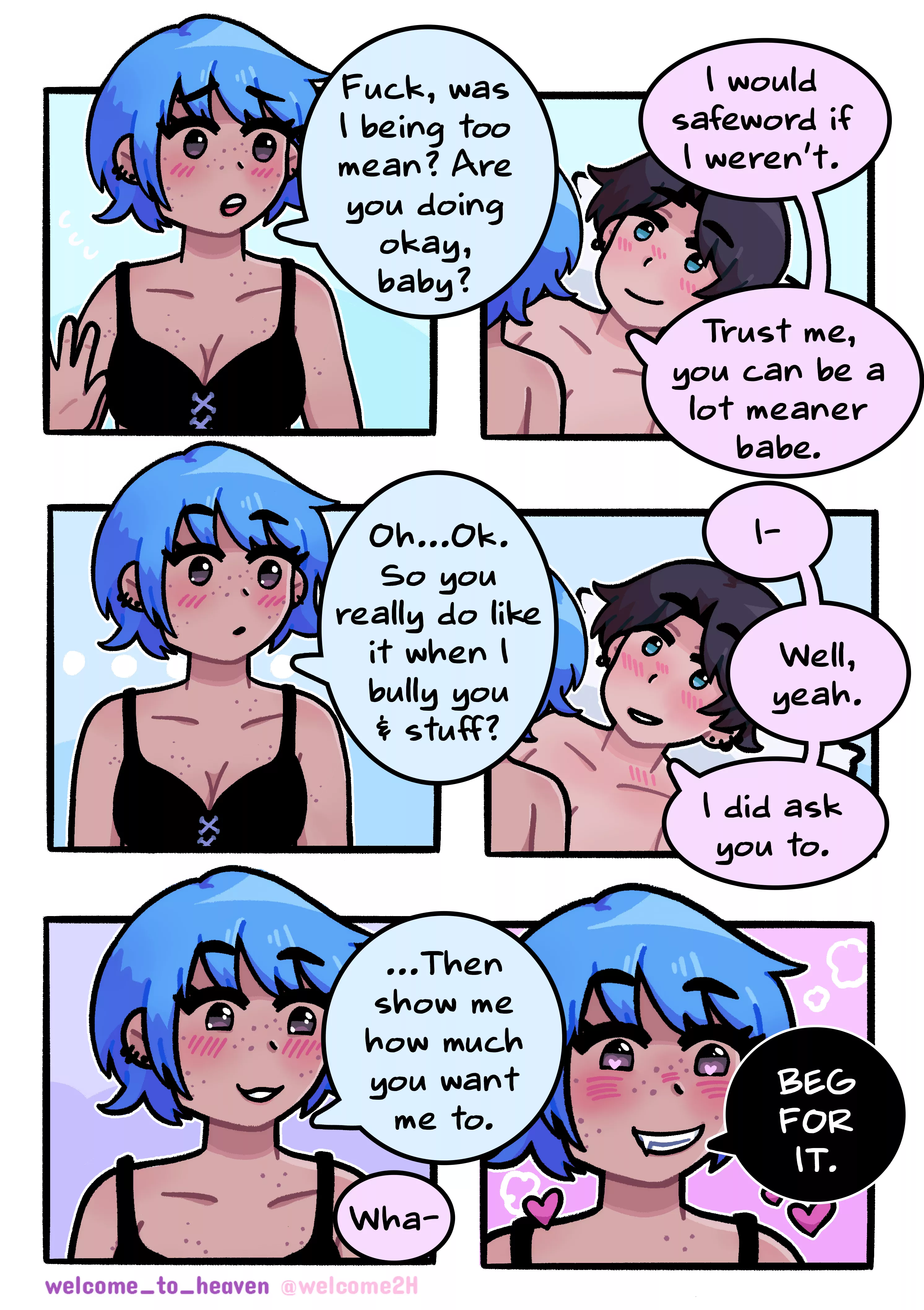 It appears you've flipped on a switch, darling 😈[OC] posted by Welcome_To_heaven