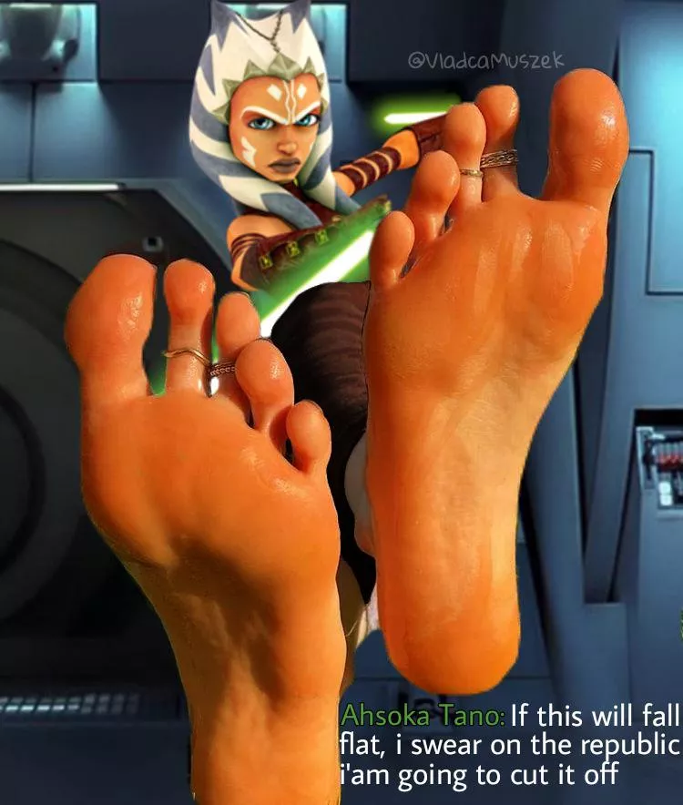 It better stay hard for the whole time Jedi! Her feet are waiting (OC) posted by VladcaMuszek