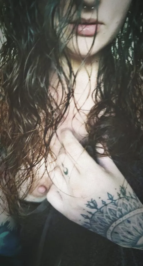 It feels hard to make my small chest look sensual. Here's one of my attempts 😘 by FionaInk