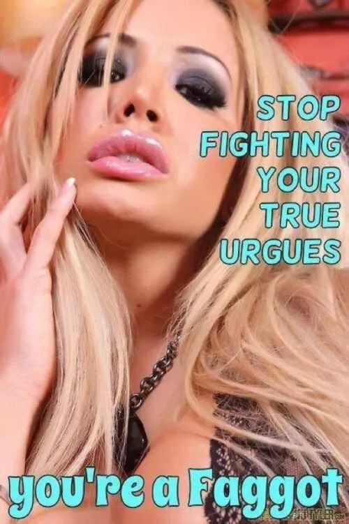 It feels *so* good to give in. Find a man and do it by SkylarTransgirl