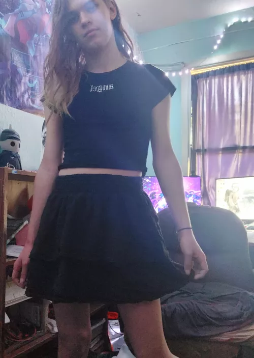 It feels so nice to wear a skirt again by mika_victorie