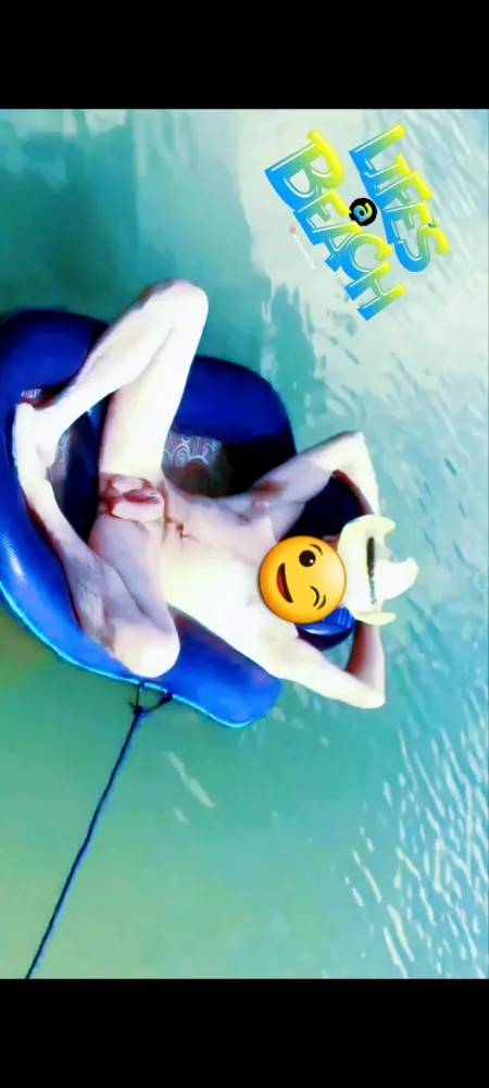 It felt sooo good and relaxing naked on the warter I didn't care about the boats going by looking at my soft dick I just waved👋 and smiled 😊 all while being stoned and yes my dick did get throbbing hard enjoying the sun on my float😉 by Mscountryboy