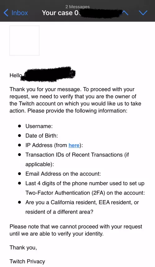 It says “please provide the following info” how do i do that?? by RegalPenis45