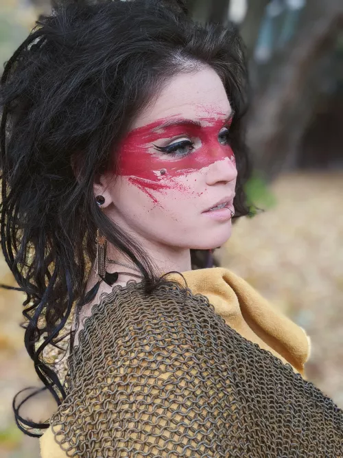 It took me three years to make this maille by hand. I used steel bailing wire, that was my first mistake. by Jasmine_Erotica