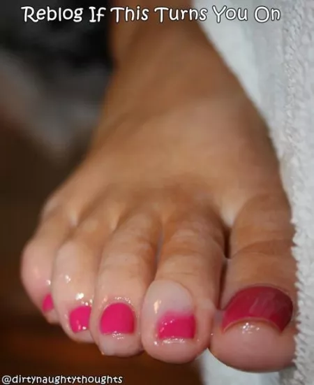 It turns me on, to ruin my orgasm on her feet and then to lick them clean by [deleted]