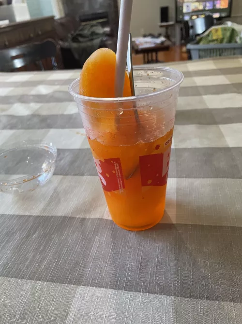 It turns out that piss is at just the right temperature to re-slush a frozen slushy. by Alittleoveraverage