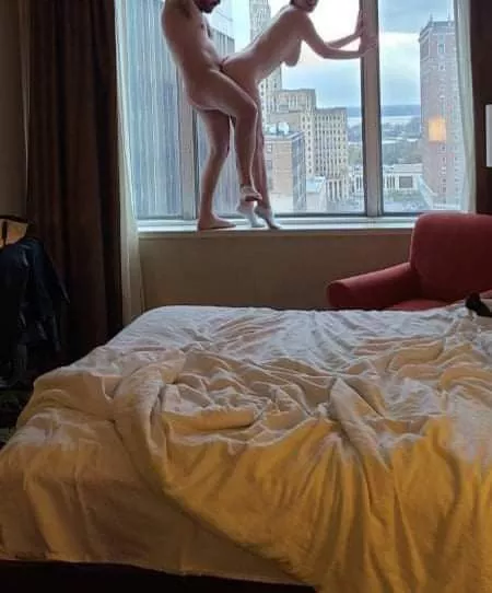 It was a great view, so we decided to make it better 😉 [F22][M27] posted by PeachesNCream9894