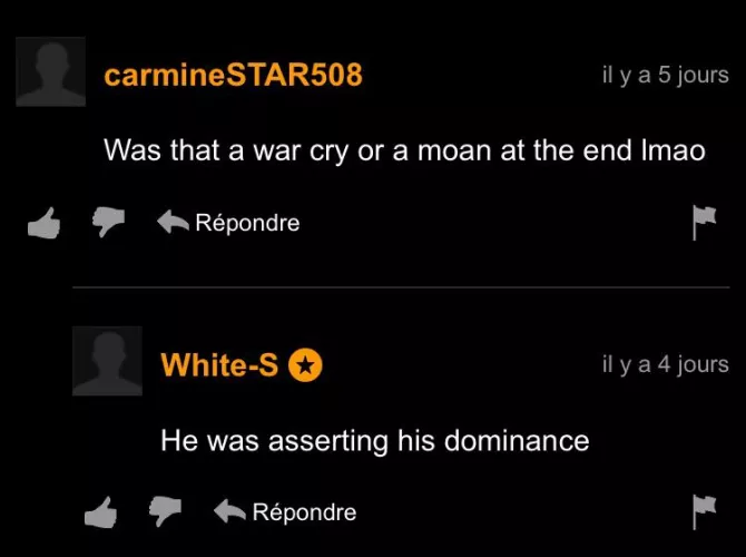 It was a war cry by Twmpz