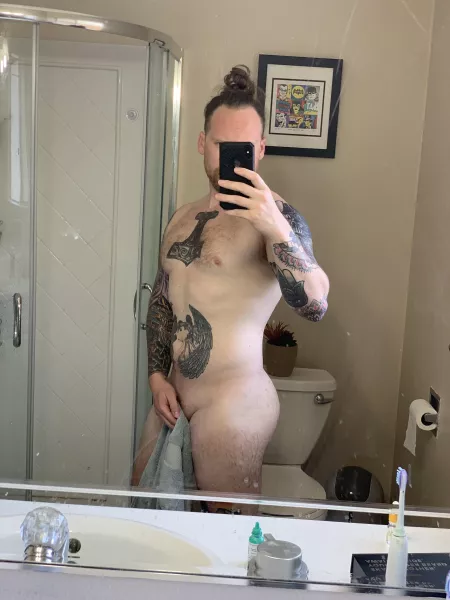 It was requested that I wear less clothing by Tattooed_Viking