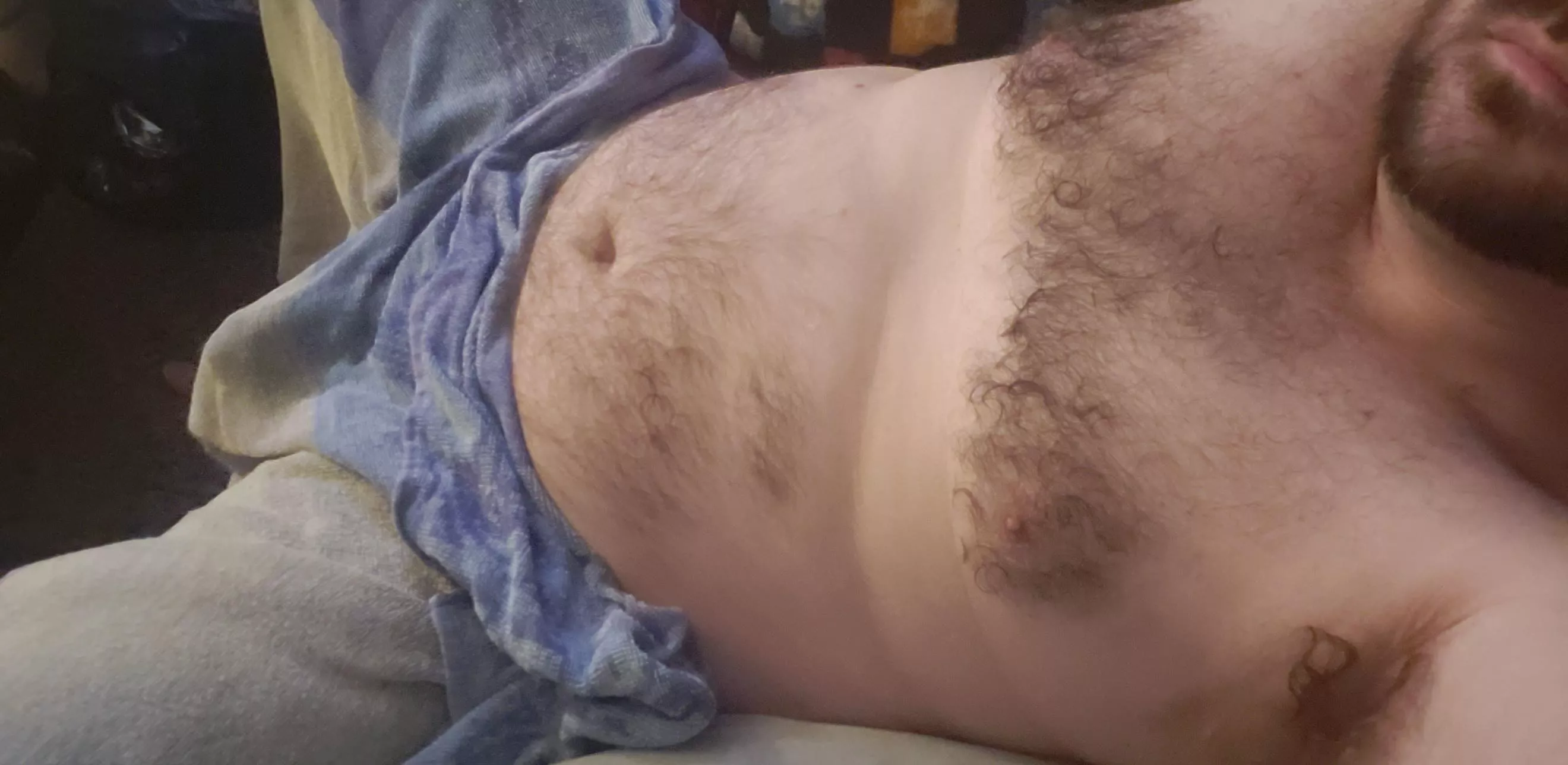 It would be terrible if my towel were too accidentally fall off 👀 posted by The_Mister_G