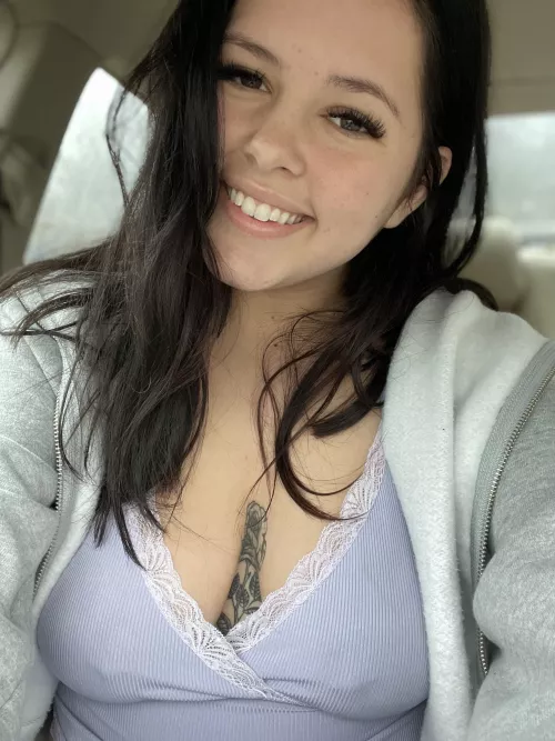 it’s 22 degrees here today, but i still go braless🥰 by heyimsugarylove