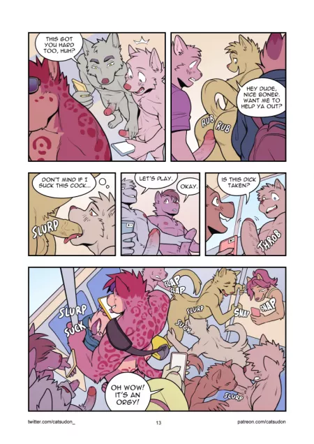 It's a Good Day to Go to the Nude Beach, Page 13 (Catsudon) by SilentlyRosy