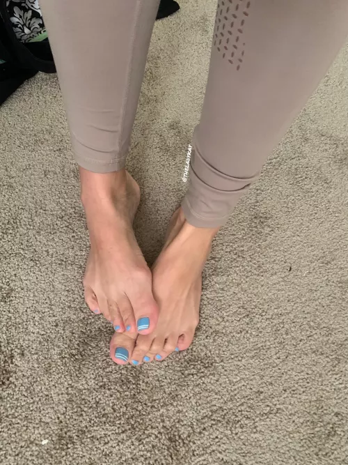 It’s a little chilly this morning, hope I can keep my feet warm while I ride by TheLadyKay1