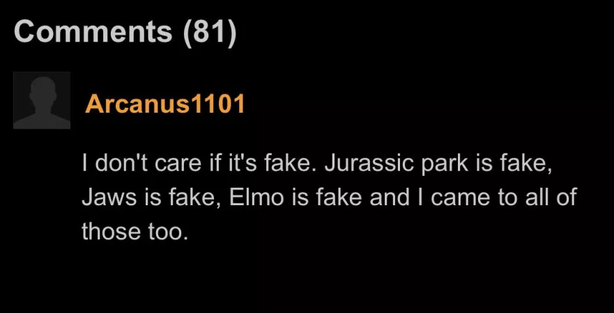 It’s all fake by DugThePoug