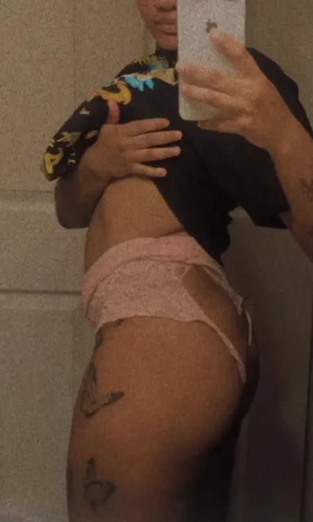 It’s already half way off you minus well rip the rest off daddy😩 I promise I’ll be a good girl and shove my soaked panties in my mouth 😋 by SpicyCiani