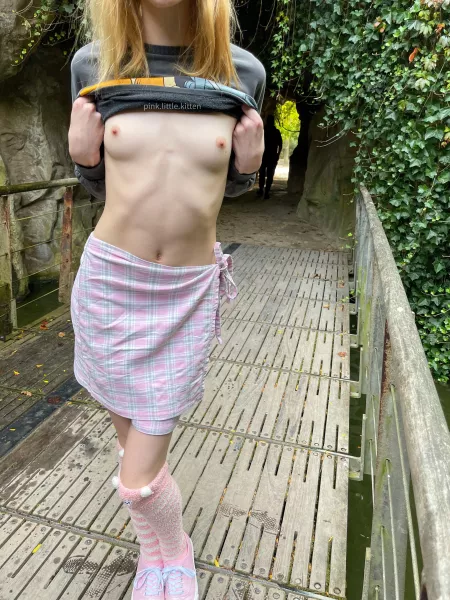 It’s always time for a quick flash😜🙈 by Pink_Little_Kitten