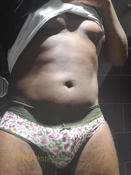 It's been a while. I miss your eyes on my cock. Mid-day flash in a new pair. by magick_stickk