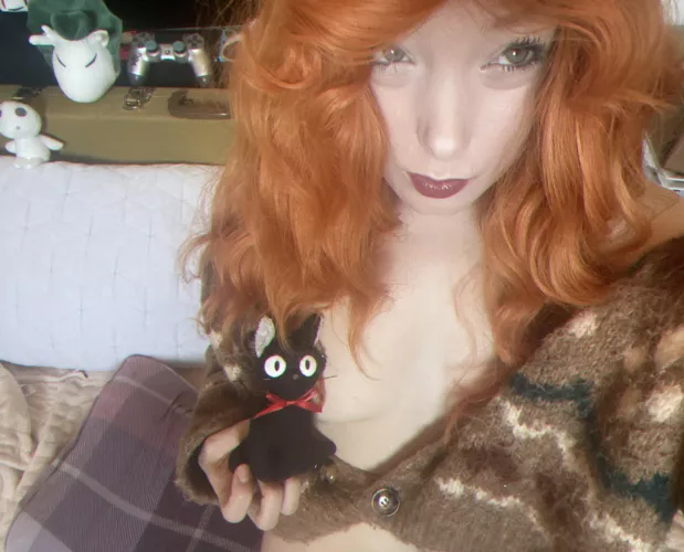 It’s cold outside, wanna help Jiji and I stay warm? ☺️ [F] by SgtPup