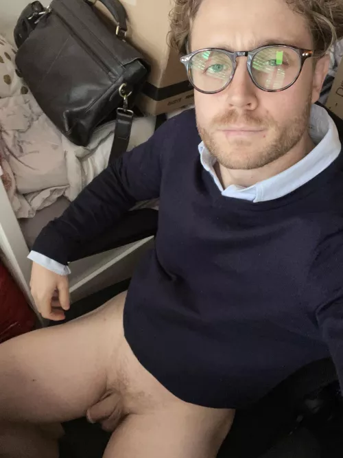 It’s colder, so this is my new WFH style by Mysteriousgent69