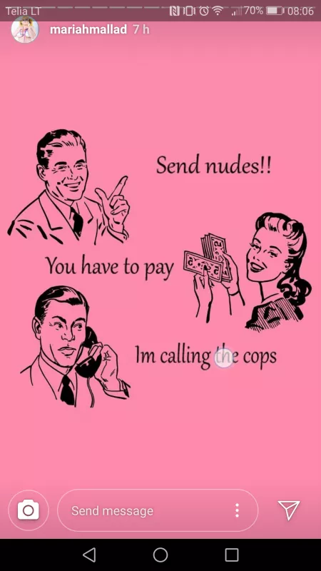 It's funny how she sent this,because she doesn't even do the second part😂 by Kam1Collo