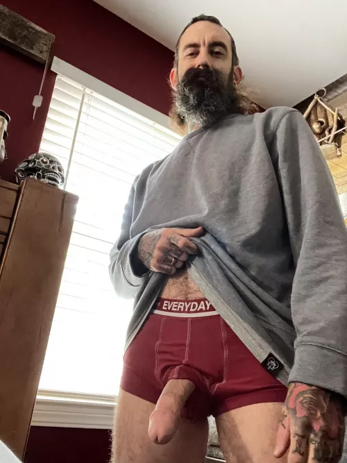 It’s getting chilly in the mornings, you should keep my cock warm with your throat. by Jonny_Cockswell