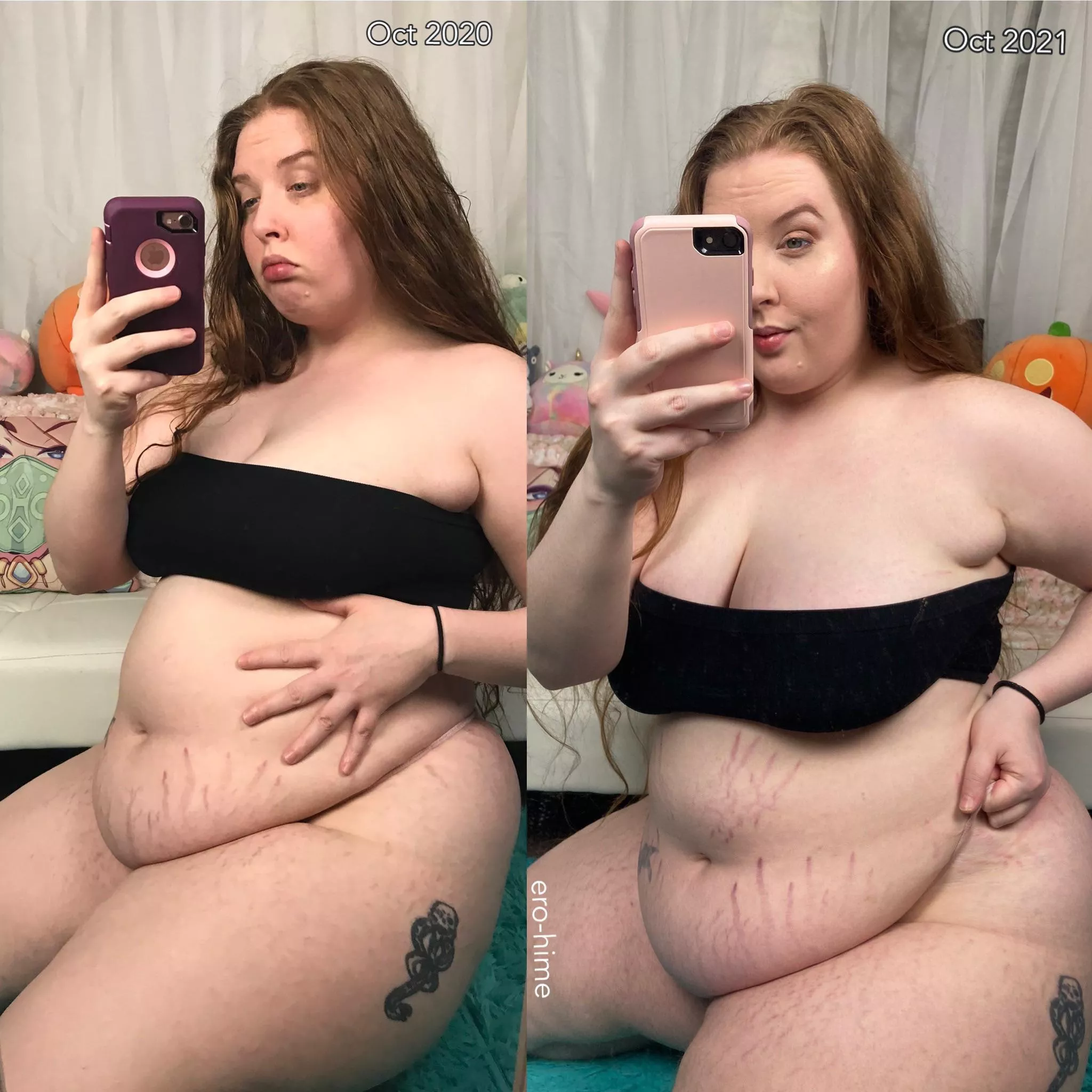 It’s getting harder and harder to fit myself in the frame 😅 posted by ero-hime