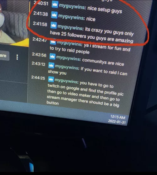 It’s hard having no viewers at times but comments like this make my day. I just wanted to share my happiness with you all! by Booooomkin