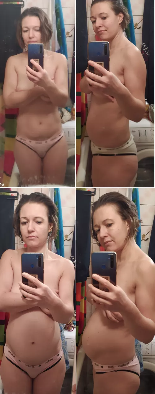 It's just 1.5 liters of water with lemon. I am able to inflate from a small amount of food by madame_diet