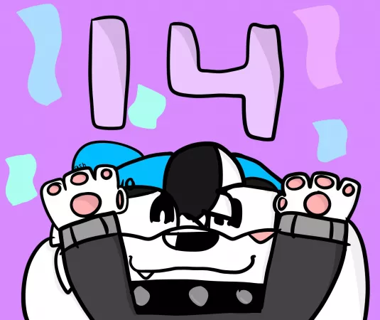 Its my birthday :3 by Ashton_Cabbit