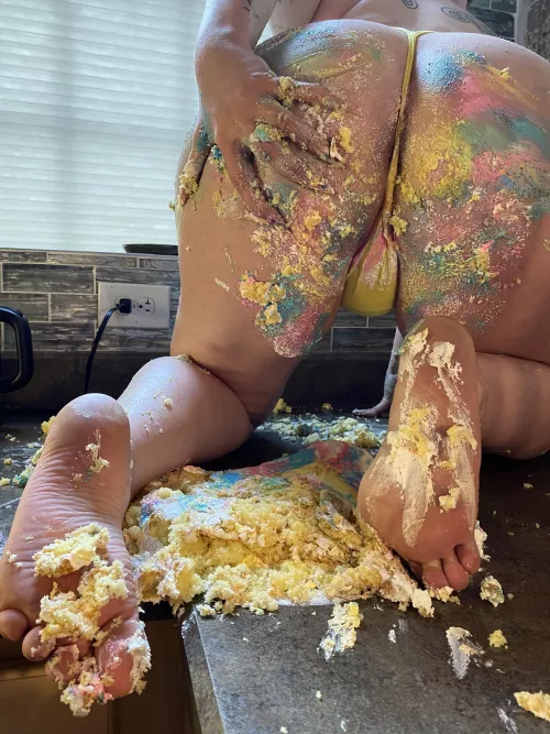 It’s my birthday this week! What sort of cake should I play with? 😘 by TheMarinaMeow