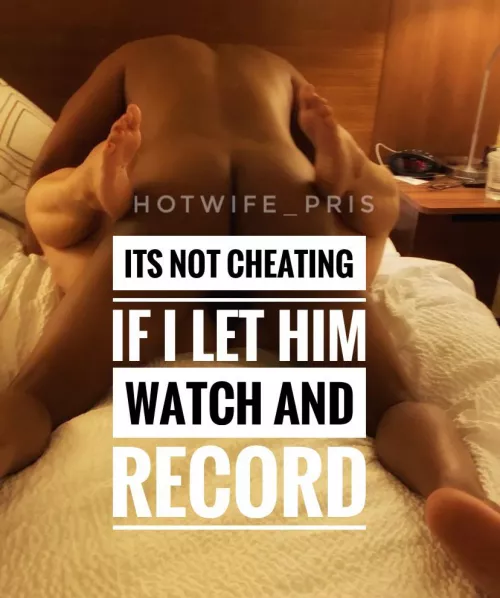 It’s not cheating 😋 by hotwife_pris