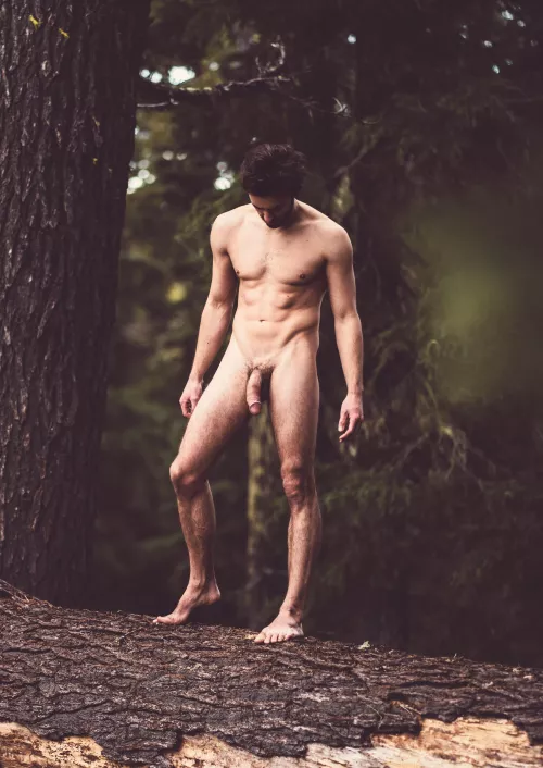 It’s rare to find clothes on me in the woods 😂 by iwanttobeurman