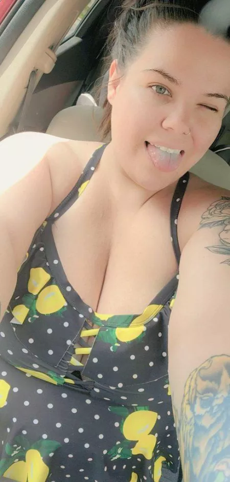 It's so hot today, wearing a bathing suit top as a shirt. I think its fitting for titty Tuesday 😘 by october_mae