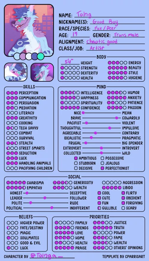 Its Tolng! (Me) by LuckFoxo33