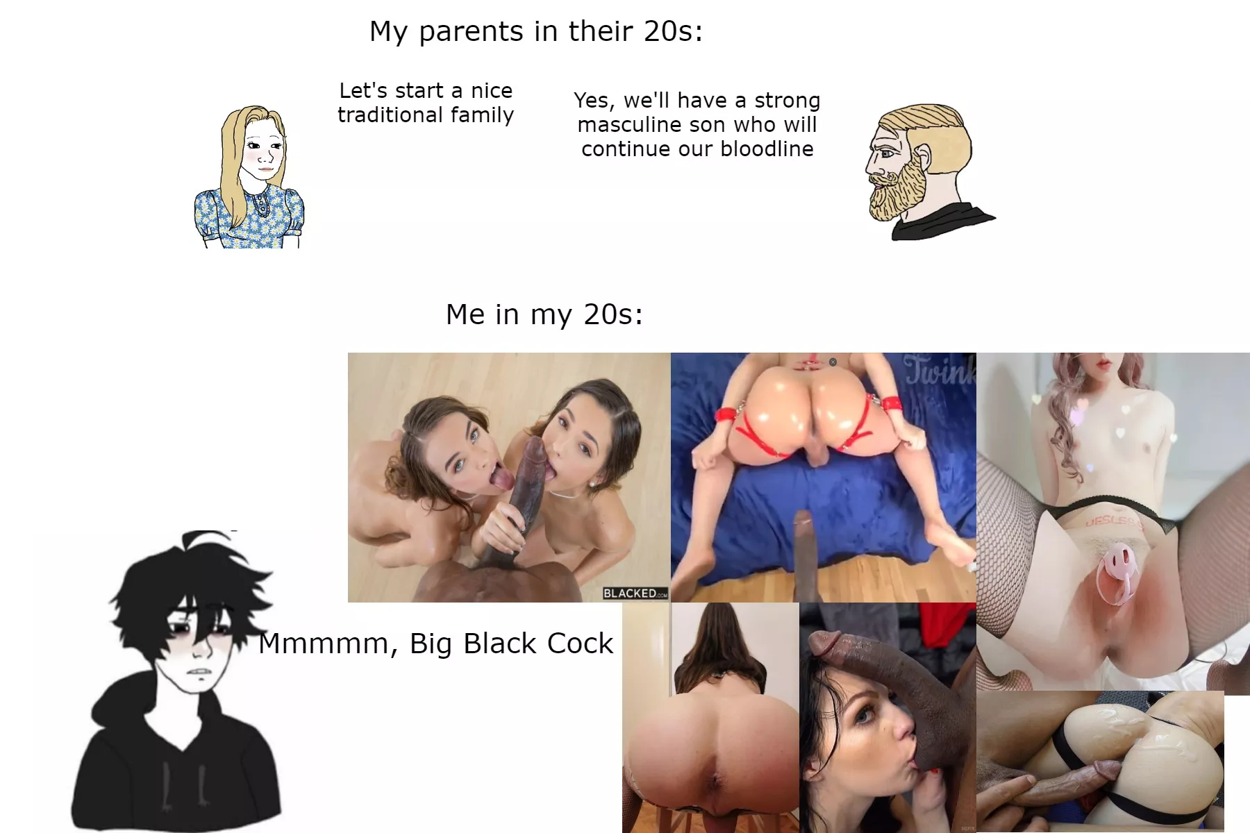 It's what white boys in their 20s were made to do! ♠ posted by biCuriousSam