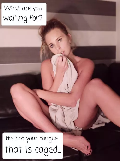 It's your cock that is caged, not your tongue... by cheeeeekymissy