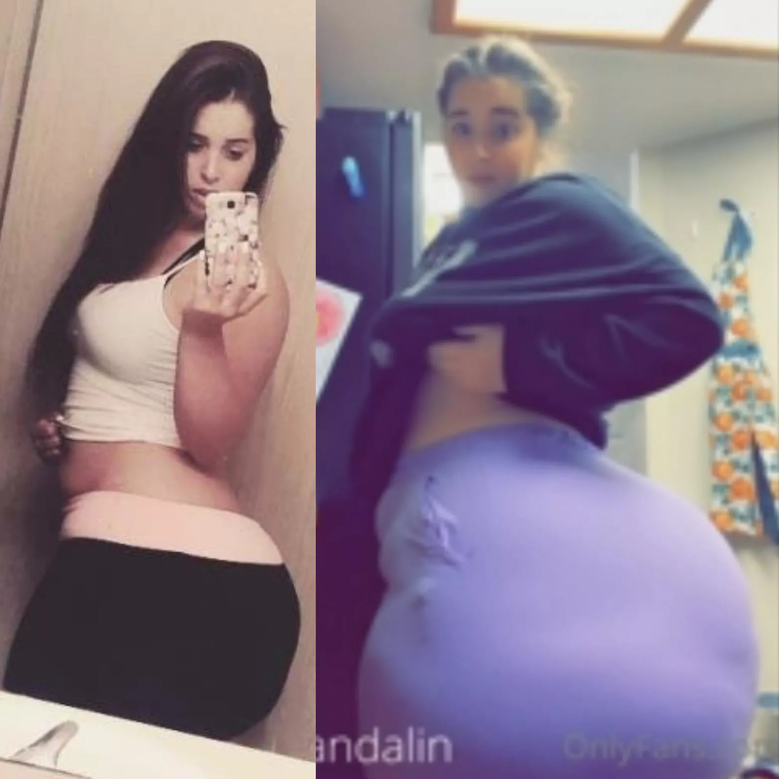 @itsrandalin over the years (purple is today) posted by Justgrowbiggerfan