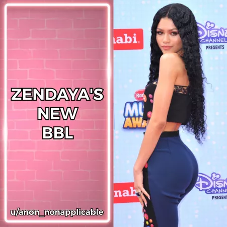 I've always loved Zendaya's tiny waist and big ass. So an even tinier waist and bigger ass is even better by anon_nonapplicable