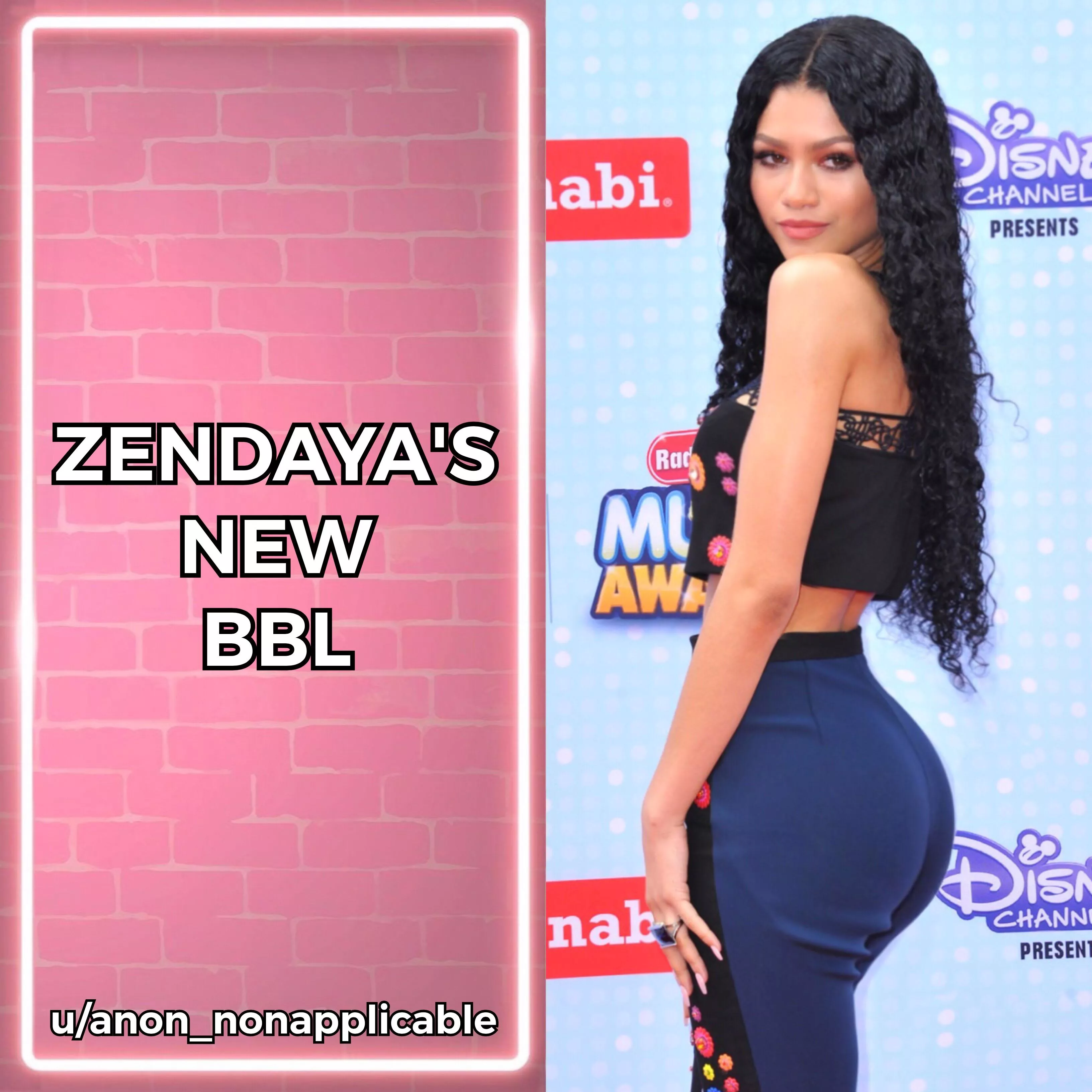 I've always loved Zendaya's tiny waist and big ass. So an even tinier waist and bigger ass is even better posted by anon_nonapplicable