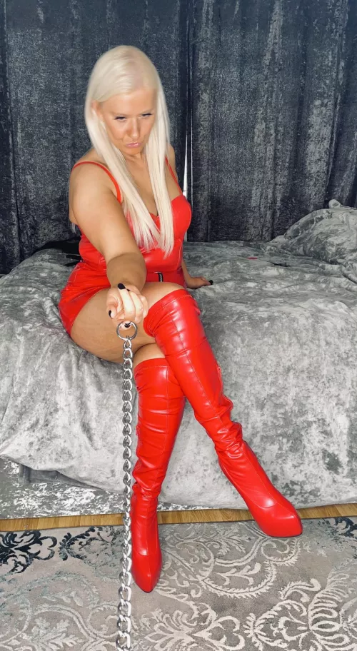 I’ve got you leashed and leaking, right where I want you by sparkly-and-savage