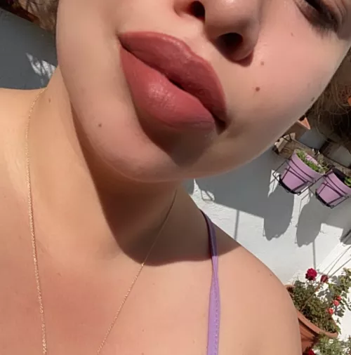 I've just done my 👄 by the_pure_galahad