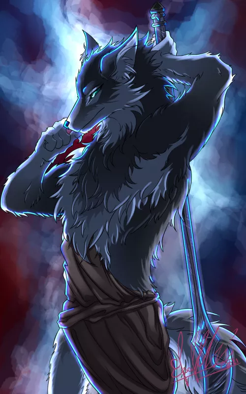 I've made this tough guy for a friends, and I think he's super cool by Nytsoka