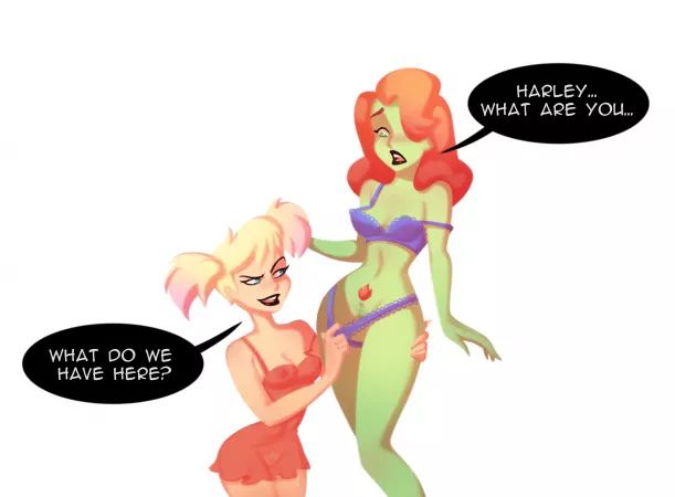 Ivy and Harley (kinkyslime) [Batman: Animated series] by Furraniko