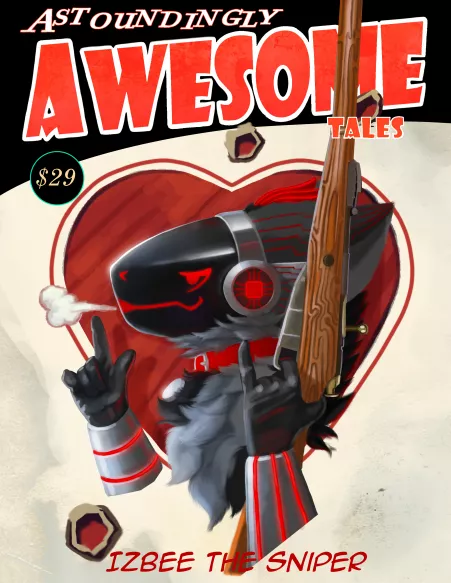 Izbee The Sniper_Artist: Me (Commission) by HearterMobs