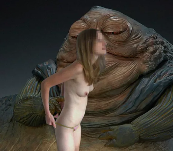 Jabba peeks, slave resists (ThisGirl_20) by ThisGirl_20