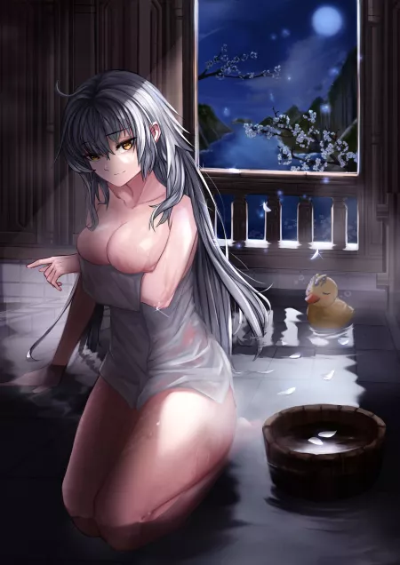 Jalter's Nighttime Bath [Fate/GO] by CheetahSperm18